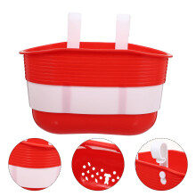 2pcs Front Basket For Bike Plastic Round For Daily Use