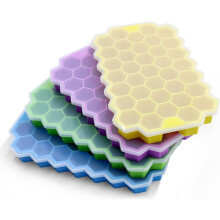 37-Grid Silicone Ice Cube Tray with Lid
