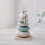Resin Flower-Shaped Candle Holder, Multicolour, 1 pc 1
