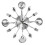 14 Inch Metal Fork and Spoon Wall Clock 1