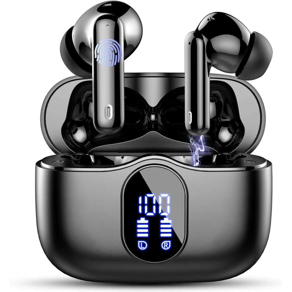 Wireless Earbuds, 2026Bluetooth 5.4 Headphones In Ear With 4 Enc Mic, 36H Playtime Hifi Stereo With Noise Cancelling Ear Buds 505231954448