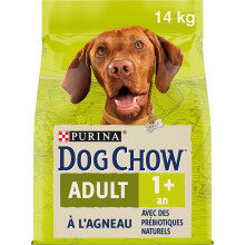 PURINA DOG CHOW | Adult | Food for large dogs | Lamb | Set of 1 | 14 kg | Bag
