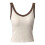 Soft Racerback Tank With Removable Padding Comfortable-apricot 1