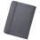 Leather Binder Notepads With 80 Sheets and Elastic Strap-grey 1