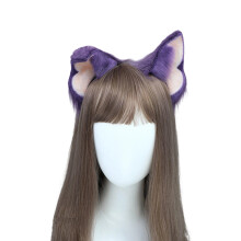Dog Costumes Dog Ears Headband Faux Furs Dog Tail for-ear