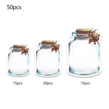 Airtight Reusable Mason Jar Bags – 50Pack, White