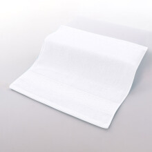 Asciugamano viso quadrato in cotone 33,5 x 33,5 cm, bianco (1 confezione)
