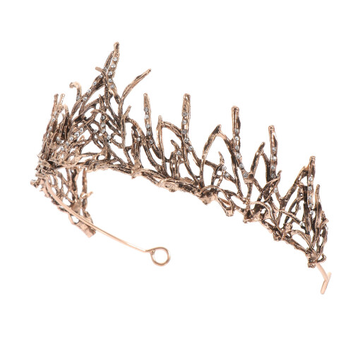 Diadema barocco da sposa per donna – Lega di zinco