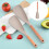 Silicone Spatula Spoon with Wooden Handle, Khaki, M 1