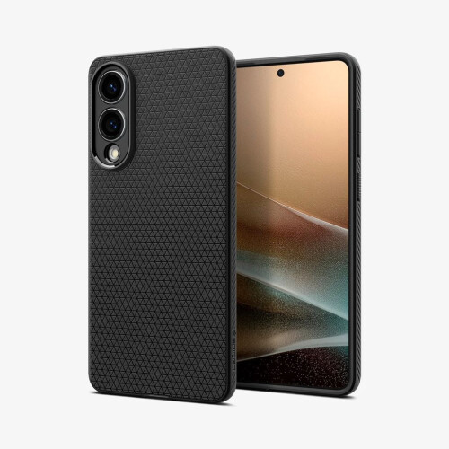 Spigen Samsung Galaxy S25 Edge Liquid Air Hülle - Mattschwarz