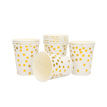7-inch ronde witte papieren bordjes, 25 stuks