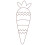 Carrot Wire Wreath Frame 20 Inch 1