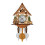 Wood Cuckoo Wall Clock 129x231mm 1