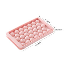 Round Ice Cube Tray – Food-Grade PP, Spherical Whiskey