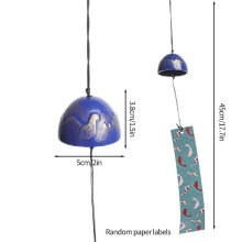 Cast Iron Japanese Wind Chime for Indoor Outdoor Decor
