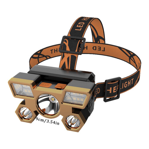 5-LED Rechargeable Headlamp 750000 lm 1