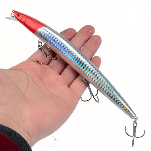 7,09" 24g Laser Minnow Crankbait-Köder (2er-Pack) 2