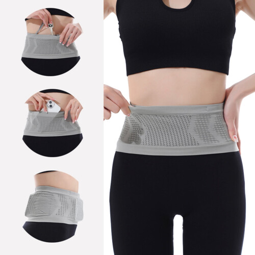 Knit Breathable Concealed Waist Bag Adjustable1pc 1