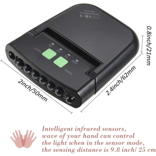 2 LED Clip-on Cap Lights, USB Rechargeable, Waterproof, 1