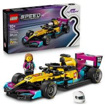 LEGO Speed Champions 77258 Coche de Carreras F1 ACADEMY LEGO - Juego de Construcción 10 años