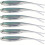5pcs Floating Paddle Tail Shrimp Lure 2