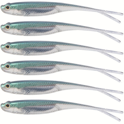 5pcs Floating Paddle Tail Shrimp Lure 1
