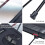 Oxford Ultralight Rectangular Folding Table Picnic Camping Table Kitchen Table Portable Hiking Camping Outdoor (Black) 4