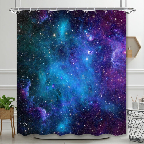 Christmas Shower Curtain 60x72in Polyester Waterproof