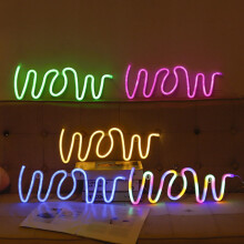Blue Heart-Shaped Neon Sign for Bedroom – 1 Pack