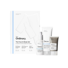 The Ordinary Face & Body Set Daily Skincare Routine with Niacinamide 5% Face & Body Emulsion, Natural Moisturizing Factors + Inulin Body Lotion,