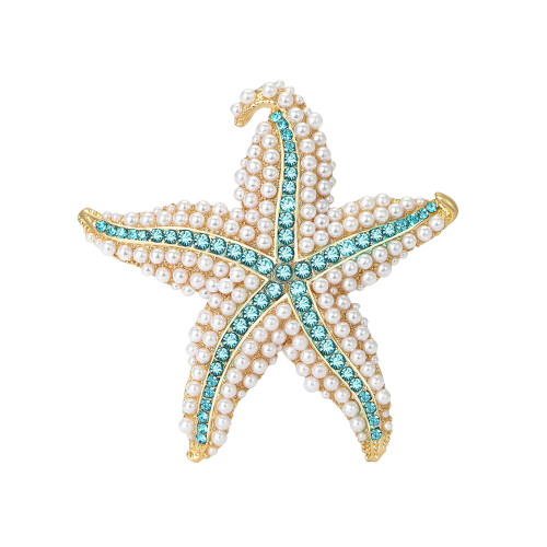 Chic And Dainty Ocean Themed Accessory Designed As A-Blue 4649