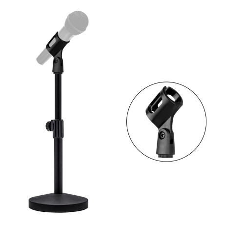 Support sonore de bureau universel avec tête rotative et pince-B