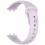 Soft Silicone Replacement Straps with Snap Button-S Purpl 1