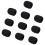 10Pcs Thicken Windscreen Sponge Foam Cover Lightweight-Black 1