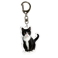 Moderne Poesjes Figuur Acryl Hanger Trend Huisdier Decors-Zwart