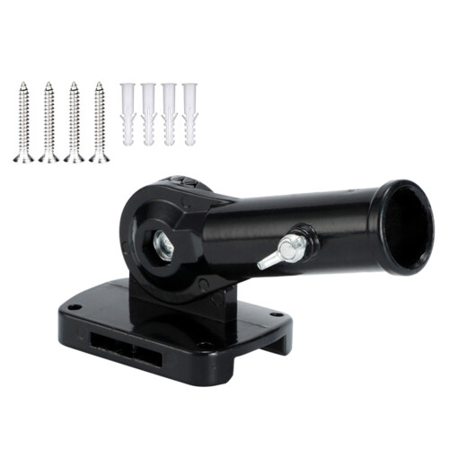 Support de drapeau robuste pour camping-car, Angle réglable-Noir