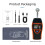 Moisture Meter for Wood Brick and Wall with Fast Readout Portable 6