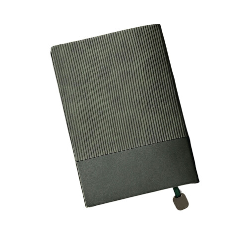 Elegant Leather A 5 Diary Notebook With Smooth Writing-Green