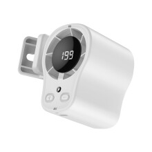 Mini-Gürtelventilator, tragbar, an der Taille hängend,-Weiß