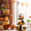 Halloween Tiered Tray Decoration Set Multicolor 2