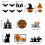 Halloween Tiered Tray Decoration Set Multicolor 8