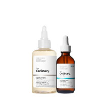 The Ordinary Hair and Scalp Collection, Haircare Set, Glycolic Acid 7% Exfoliating Toner and Multi-Peptide Serum for Hair Density