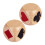 2Pcs Double trumps Marker Dices Replacement Wooden Cubes Dices 1