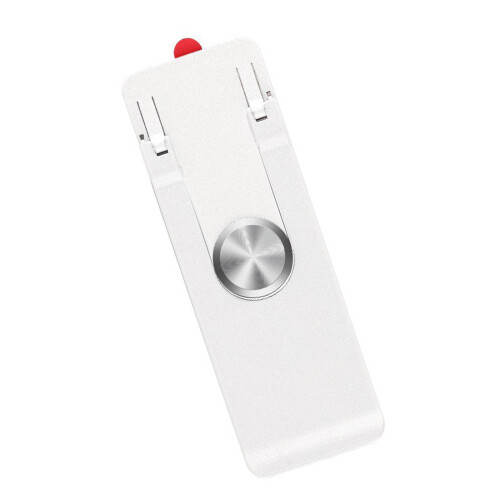 Cellphone Kickstand, Vertical and Horizontal Metal Phone-White