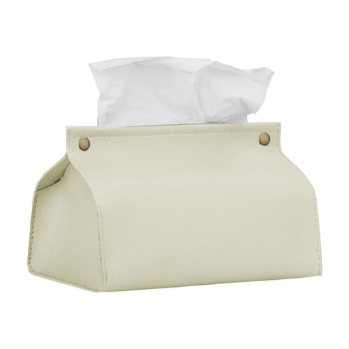 Leather Tissue Box Pull-Out Design 19.5 x 13 x 12 cm 1