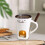 Ceramic Chocolate Fondue Pot with Candle Warmer Set 2