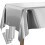 Toalha de mesa de alumínio, 54 x 108 polegadas, 3 peças 1