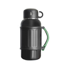 Bouteille isotherme en acier inoxydable noir 1000 ml