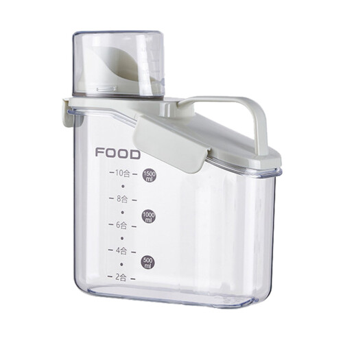Airtight Rice Dispenser with Measuring Cup – 1.5L
