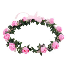 Guirlande de roses en guirlande pour bandeau de mariage